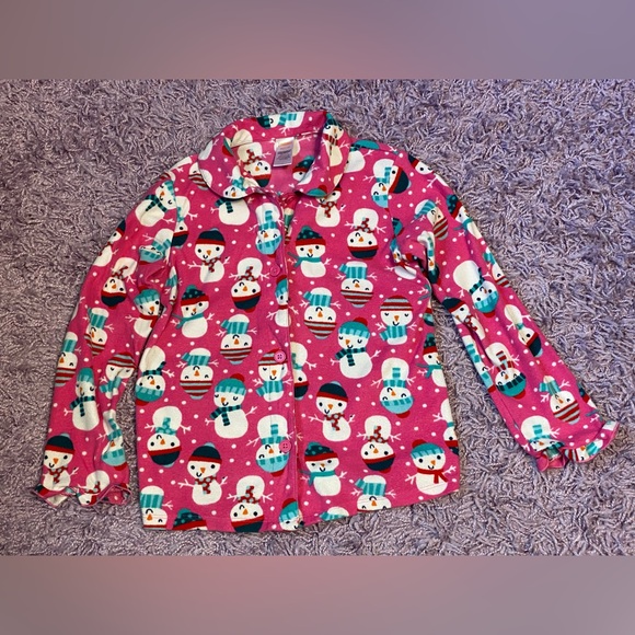 Gymboree snowgirl super soft 2 piece pajama set M 7/8 - Picture 6 of 16